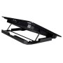 STAND LAPTOP SPACER SPNS-GAMING-2F 17", sita metal, 2x fan 14cm, turatie reglabila 800-1200rpm, ajustabil pe inaltime, negru SPA